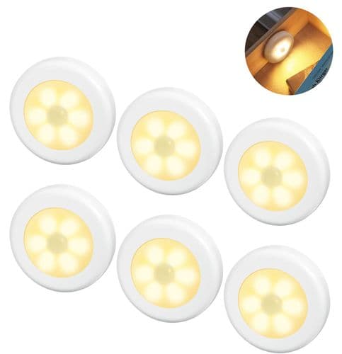 Nattlampe med bevegelsessensor, varmhvit. Nattlampe, varmhvit