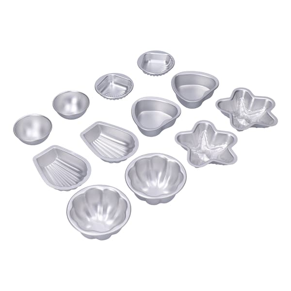 Professionel bageform i aluminiumslegering til kager, bærbar gør-det-selv-form til badesaltkugler #14