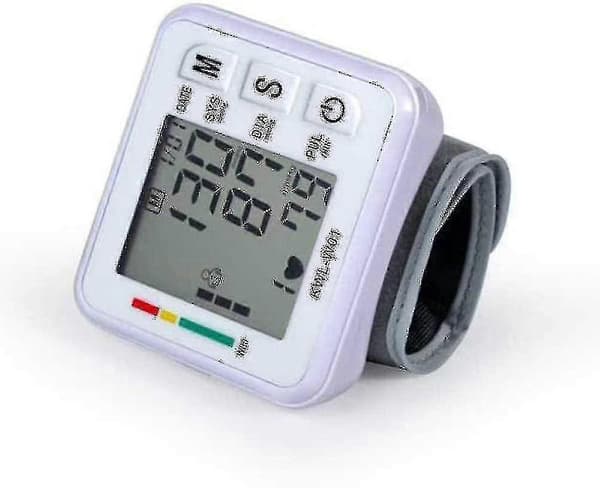 Blodtrycksmätare, med justerbart armband och LCD-display Nyhet för 2024 CD