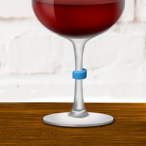 16 Creative Circular Silicone Red Wine Glass Labels, Red Wine Glass Accessories