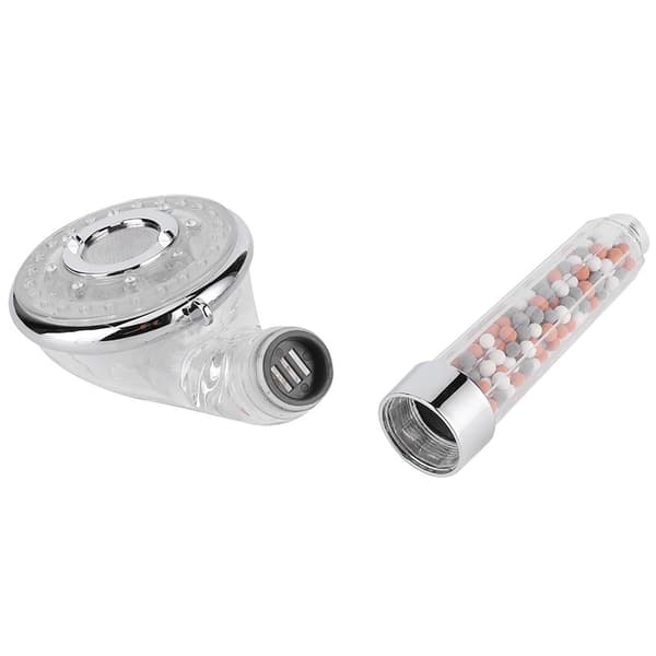 LED Negative Ion Shower Head Handheld Water Saving Pressurized Hand Shower Bathroom Accessories