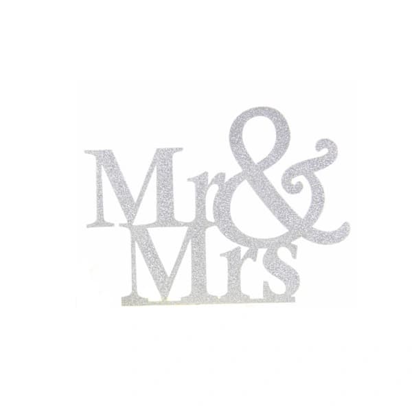 Bryllupskortdekorasjon MR&MRS Bryllupskakedekorasjon Kakekort, A