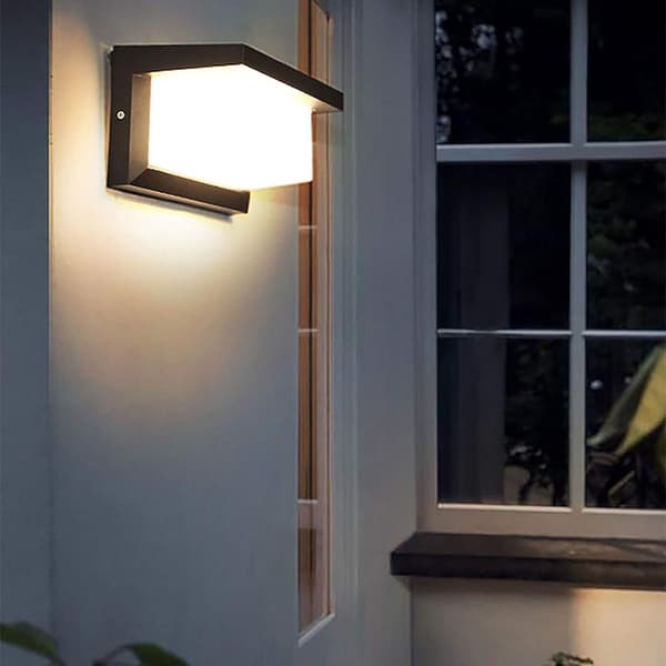 Udendørs LED-væglampe - bevægelsessensor, moderne design