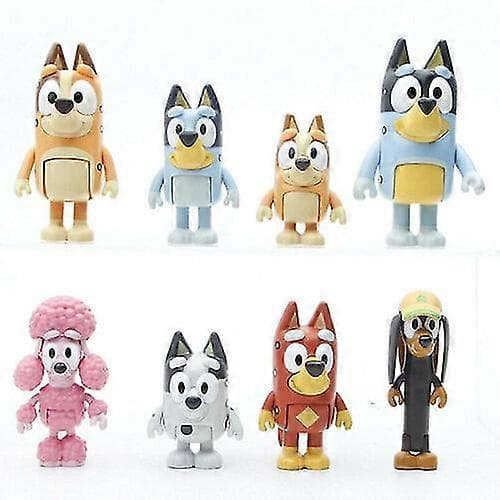 12 st familj och vänner actionfigurer modell leksaksset barn present