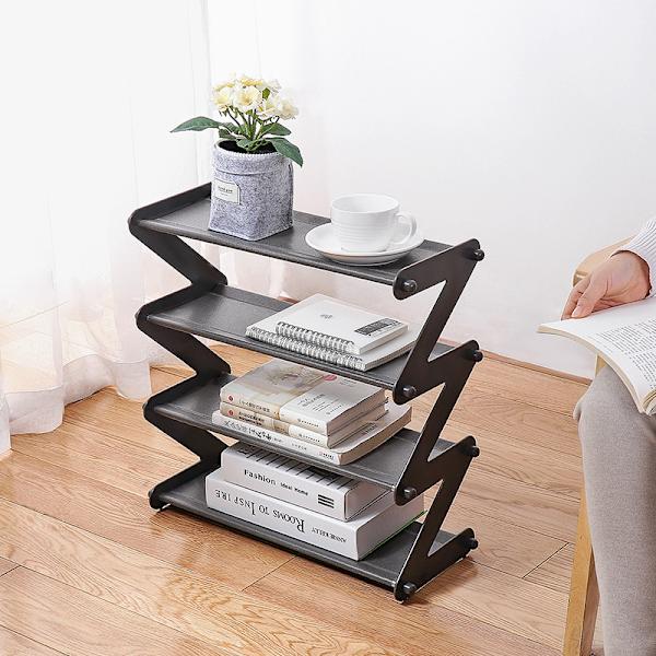 Stackable Organizer 4/5-Layer Multi-Layer Organizer for Shoes and Daily Necessities at Home Coffee 4 Layers Coffee 4 Layers