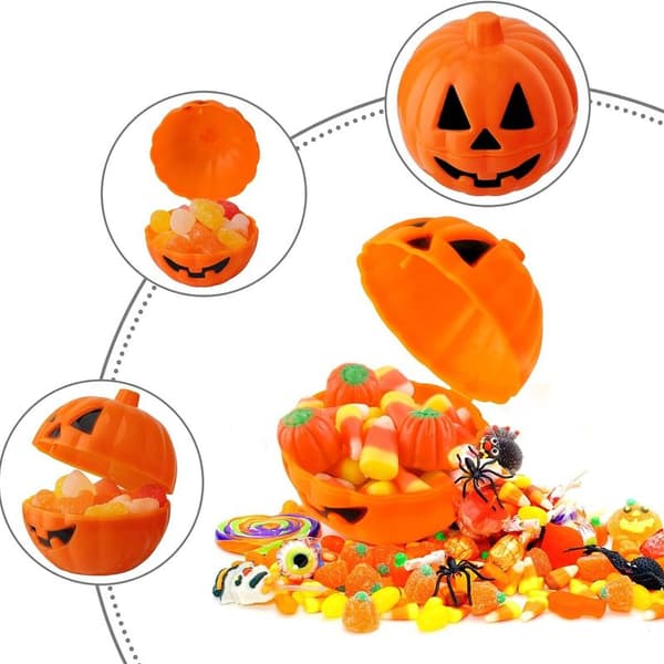 Gresskarpynt Halloween-dekorasjon høstdekorasjon liten mini (ca. 6 cm)