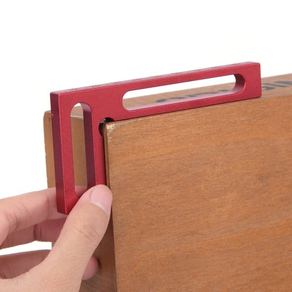 100mm Precision Aluminum Alloy L-Angle Gauge for Woodworking Mini 90