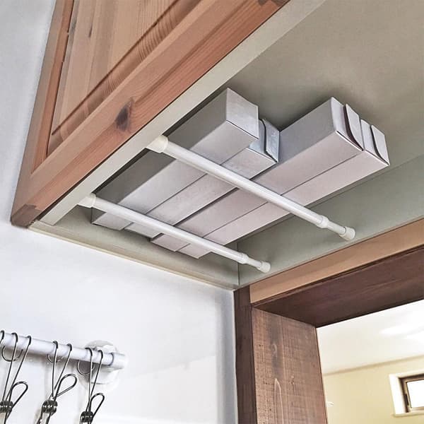 Non-slip Base Telescopic Rod No Drill Curtain Support Rod for Bedroom Home White Small Size White Small Size