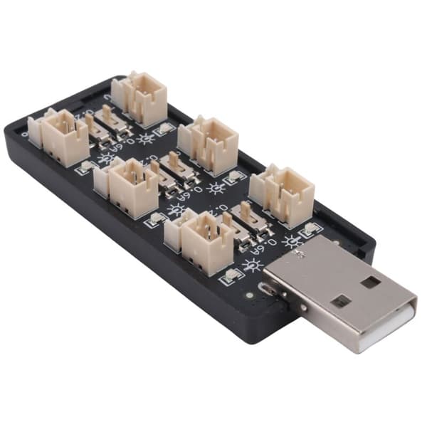 USB-oplader til 1S 3,7V/4,20V LiPo-batteri 6 kanaler Micro-JST 1.25 JST-PH 2.0 MCX MCPX