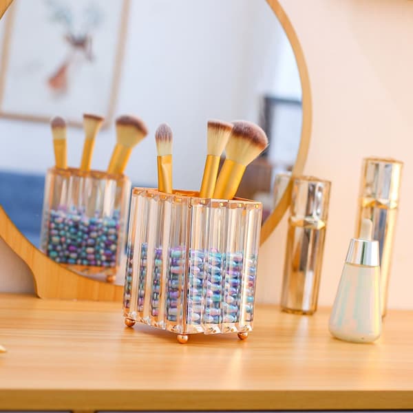 Håndlavet Krystal Makeupbørsteholder Øjenbrynspen Pen Form4