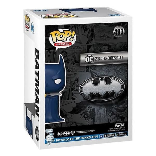 Figur - FUNKO - Batman 1M - Vinyl 9 cm - DC-lisens - Unisex 3 år
