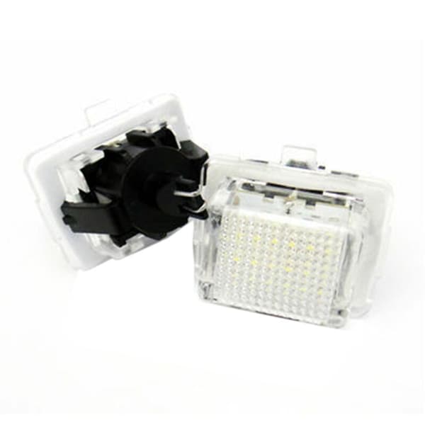 4 stk. bilnummerpladelys til W204/W212 W216 W221 W207 18 LED hvide bagnummerpladelys
