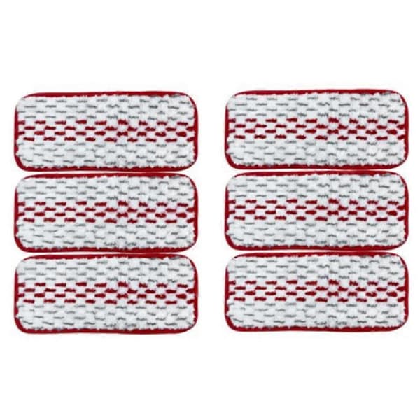 6-pakning Erstatningsmoppekluter for Vileda Moppehode, Pads for Vileda Easy Clean Mopp Tilbehør