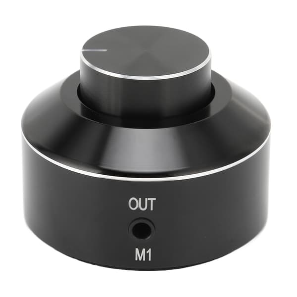 M1 Mini Active Volume Control Knob 3.5mm Volume Adjustment Knob for Watching Videos Playing Games Wedding Celebrations