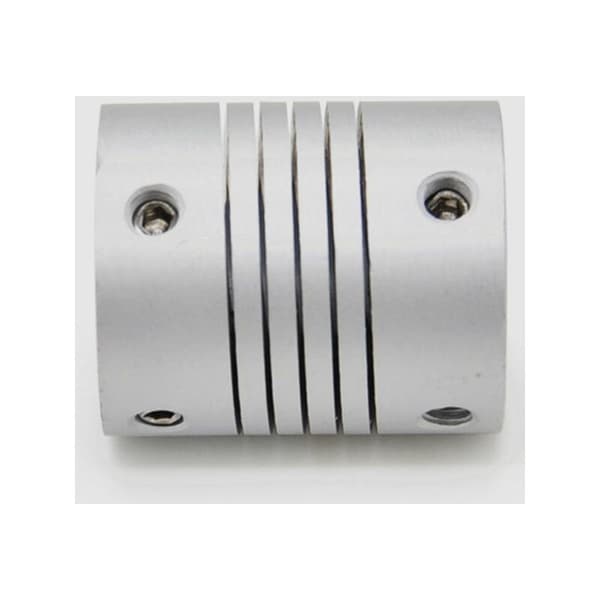 6mm til 8mm akselkobling 25mm længde 18mm diameter stepmotor kobling aluminiumslegering kobling til 3D-printer DIY-encoder CNC-maskine