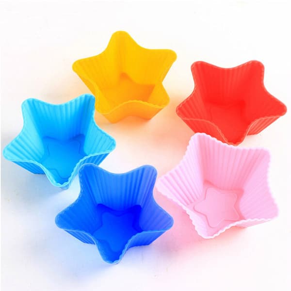 Silicone Muffin Molds Reusable Baking Cups Non-stick Easy to Clean
