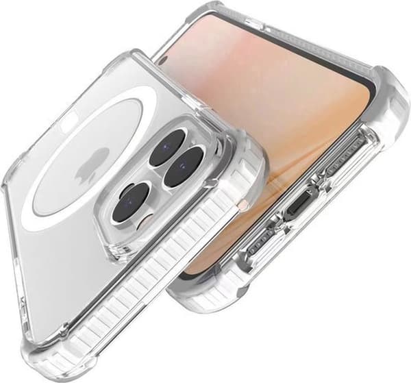 Mobildeksel - MagSafe for trådløs lading - Magnetisk - Transparent - Passer til iPhone 16 Pro