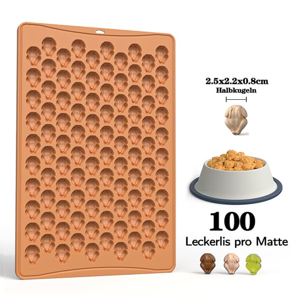 Silikoneform til slik, chokolade, blød is - flere hulrum, non-stick B B