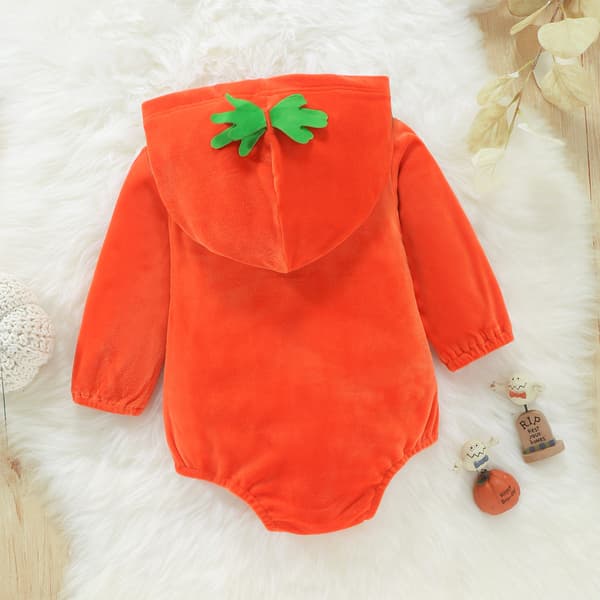Halloween Græskar Spædbarnsdragt Sød Hel Langærmet Rollespil Body 6-9m 6-9m