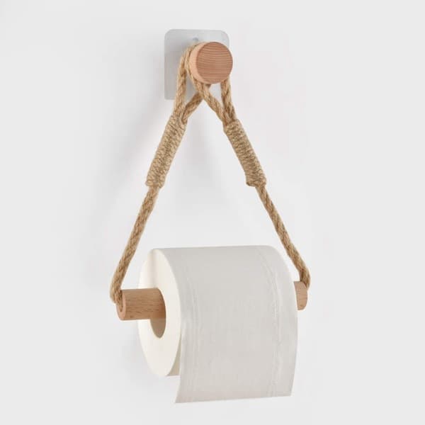 2-pack toilet paper holder without punching