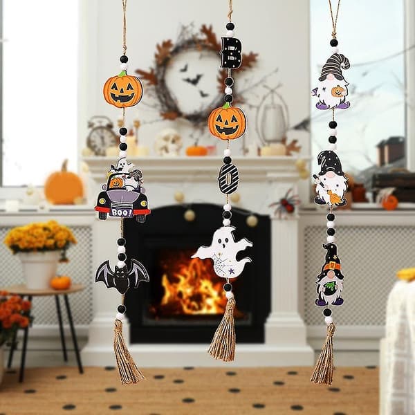 Halloween-puukoriste, puutarhakoriste kurpitsalla