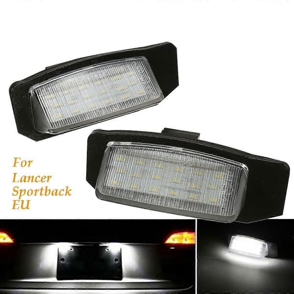 Nummerskyltsbelysning för Mitsubishi Lancer Sportback Outlander EUR