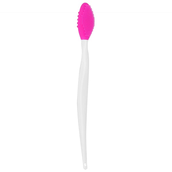 Soft Silicone Nose Cleaning Brush Deep Cleansing Double-Sided Exfoliating Lip Brush Rose Red