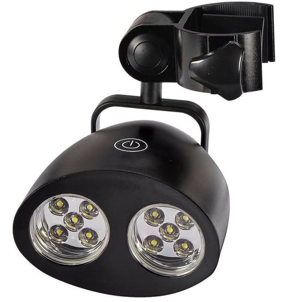 LED-grilllys, 360 graders roterbart grilllys, skrumontering KLB