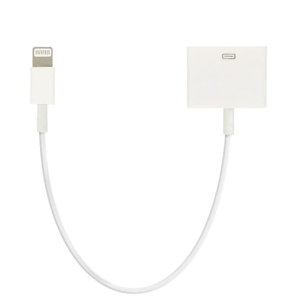 Belysningsadapterkabel til 30-pinners lading og synkronisering hvit iPhone