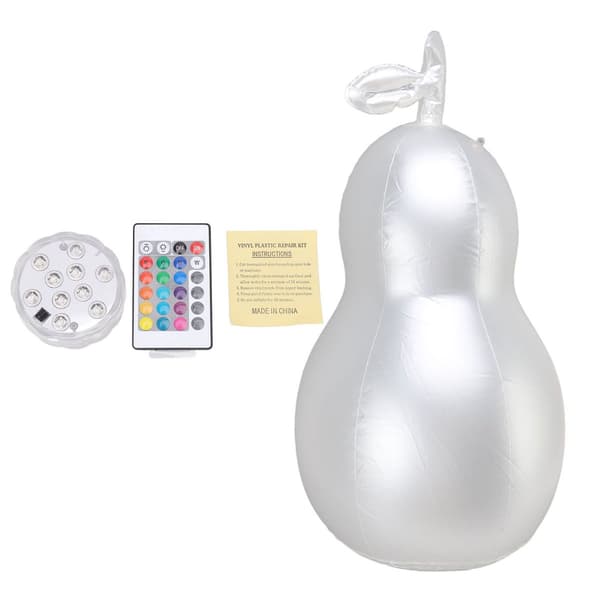 Avocado-shaped Inflatable Luminous Ball, Waterproof, Remote Controlled KLB