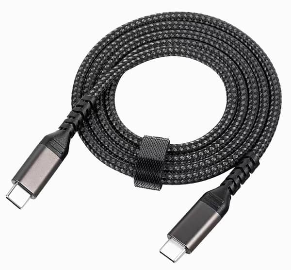 USB-C til USB-C-kabel 5A/20V PD 100W Svart 2 m