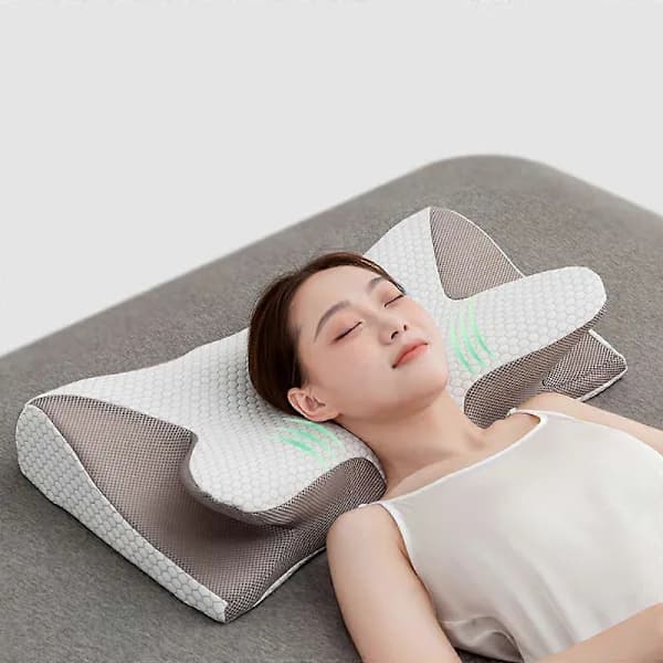 Ortopedisk memory foam-kudde, sidokudde nackstödskudde huvudkudde nacksmärta ergonomisk sovkudde för nacke-u