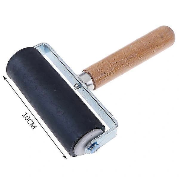 10 cm Professional Rubber Roller Brayer Paint Roller for Printing - SFYGV