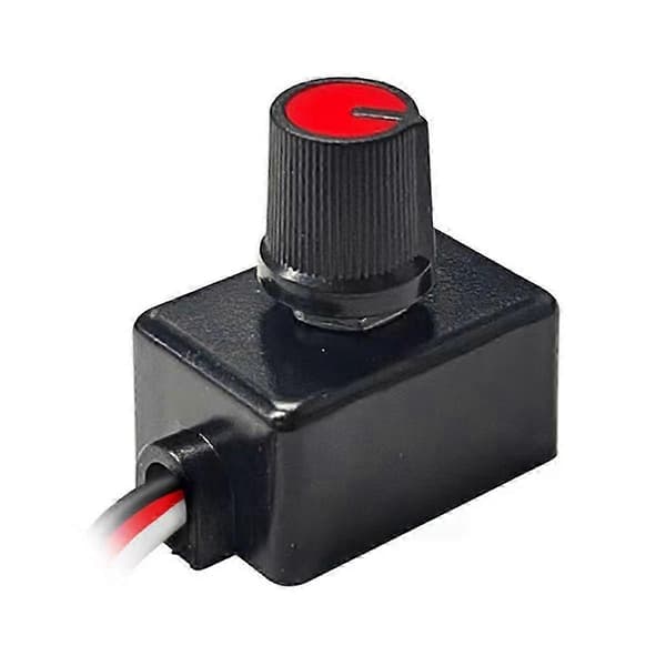 Universal dimmerbryter 12-24V lavspenningsdimmer for LED RV-lys interiør, lastebiltaklys