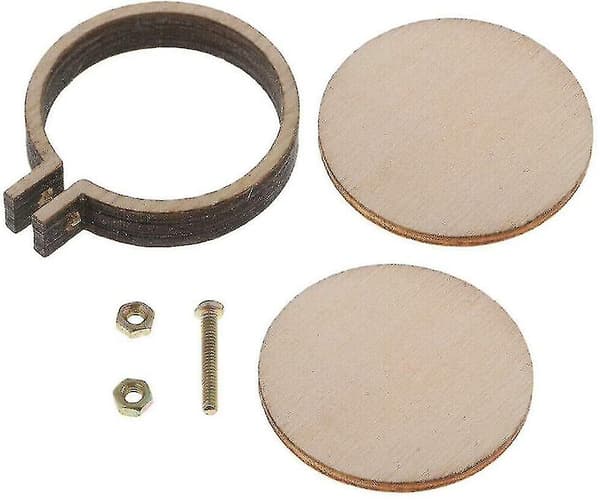 10 stk Mini Broderiramme Ring Træ Korssting Ramme Til DIY Kunst Syning