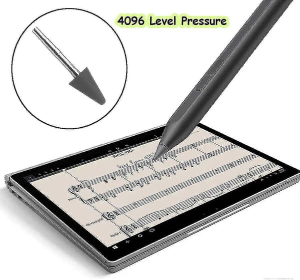 Pennspids til HP MPP 2.0 Tilt Pen, 4096 trykniveauer Pennspids Erstatning til HP Pavilion X360, Til