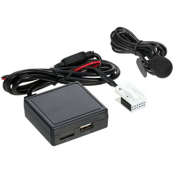 RD4 Trådløs håndfri lydadapter med BT, AUX og USB-erstatning til Peugeot C2 C4 307308 - Sort