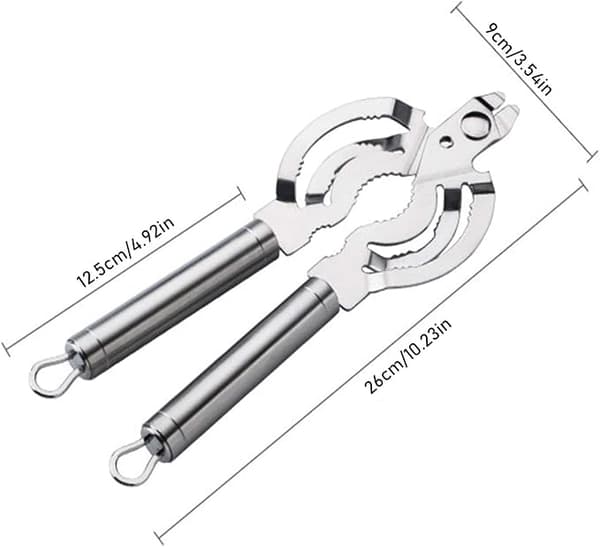 Manuell boksåpner Multifunksjon 4 i 1 Enkel vrihåndtak Glatt