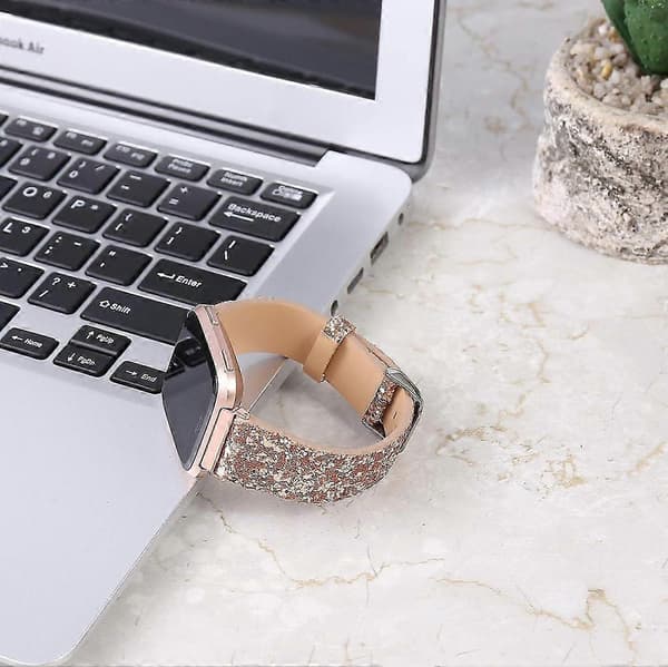 Bling Armbånd Kompatibelt Med Fitbit Versa/fitbit Versa 2/fitbit Ve