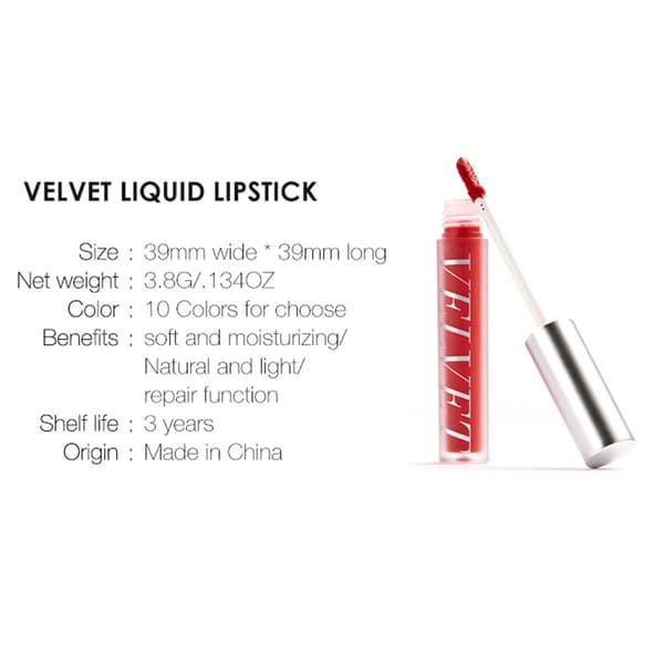 Female Moisturizing Long Lasting Matte Lipstick Lip Gloss Makeup Cosmetics #9