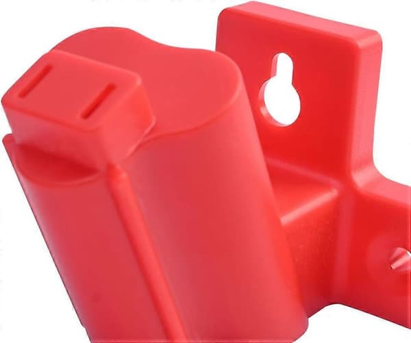 Wall Mounted Tool Holder 12-Pack ABS Drill Rack with Screws for Milwaukee M12 12V Tools Garage Workshop Red