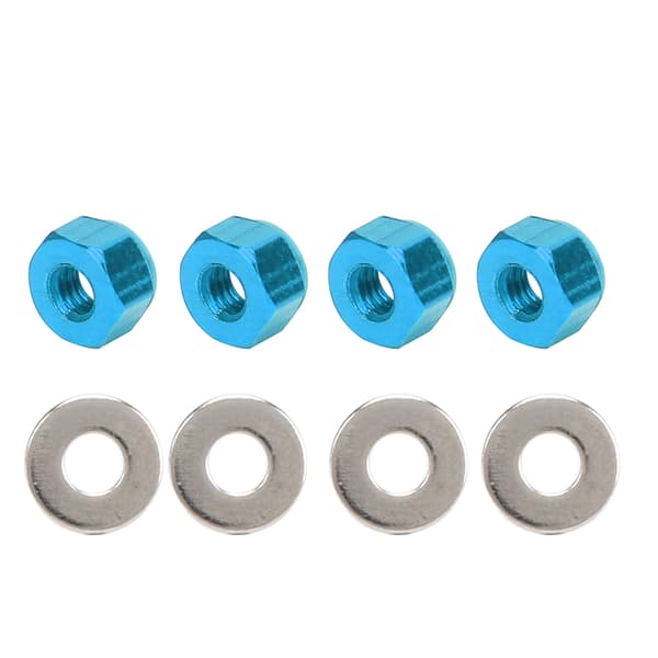 Hjul Hex Låsemutter Passer til wltoys 1/14 144001 RC Bil Oppgradering Tilbehør Blå A949-49R