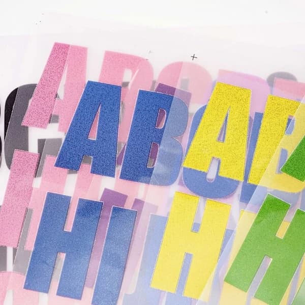 Heat Transfer Applications Clothing Stickers BLUE blue