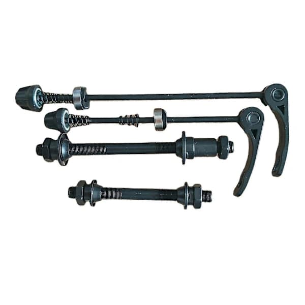 Quick Release Skewers for Bicycle Wheel Hubs and Bicycle Front-Rear Hollow Axles for Mountain Bikes