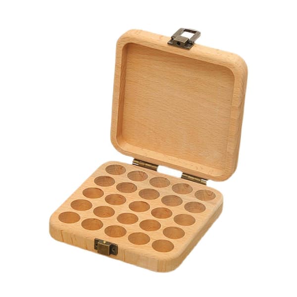 Multifunctional Essential Oil Storage Box with Lid, Multiple Compartments