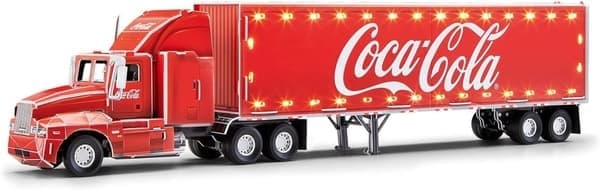 3D-palapeli Coca-Cola -kuorma-auto LED-valoilla