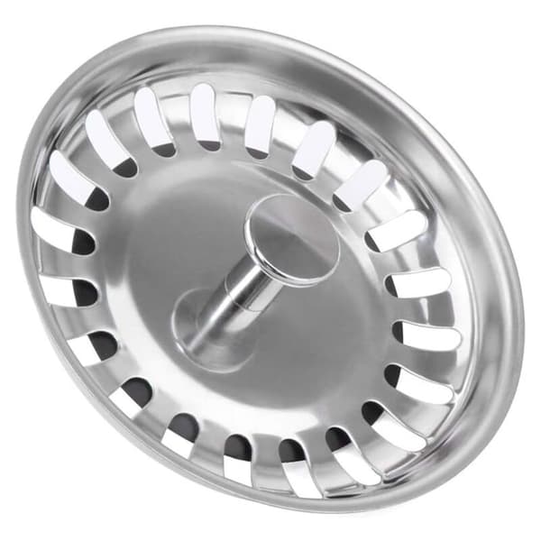Diskbänkssilpropp Rostfri diskbänkspropp för ditt kök badrum - Diameter 79mm (2 rum) Grey Grey