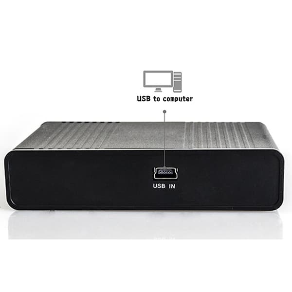 Eksternt lydkort Optisk fiber USB 5.1 HD til computer bærbar blå