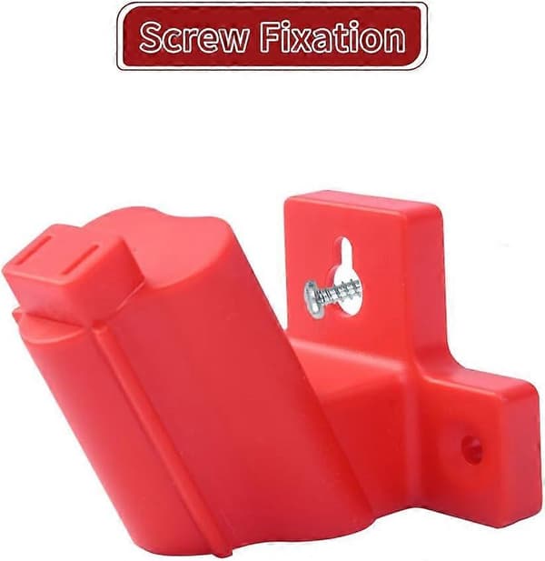 Wall Mounted Tool Holder 12-Pack ABS Drill Rack with Screws for Milwaukee M12 12V Tools Garage Workshop Red