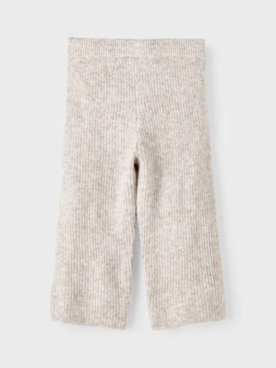 Name it Strikket Bukse, Beige Størrelse 110 multifarge